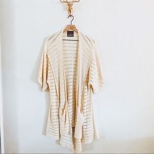 GUINEVERE KNIT Cream Cardigan Size Small